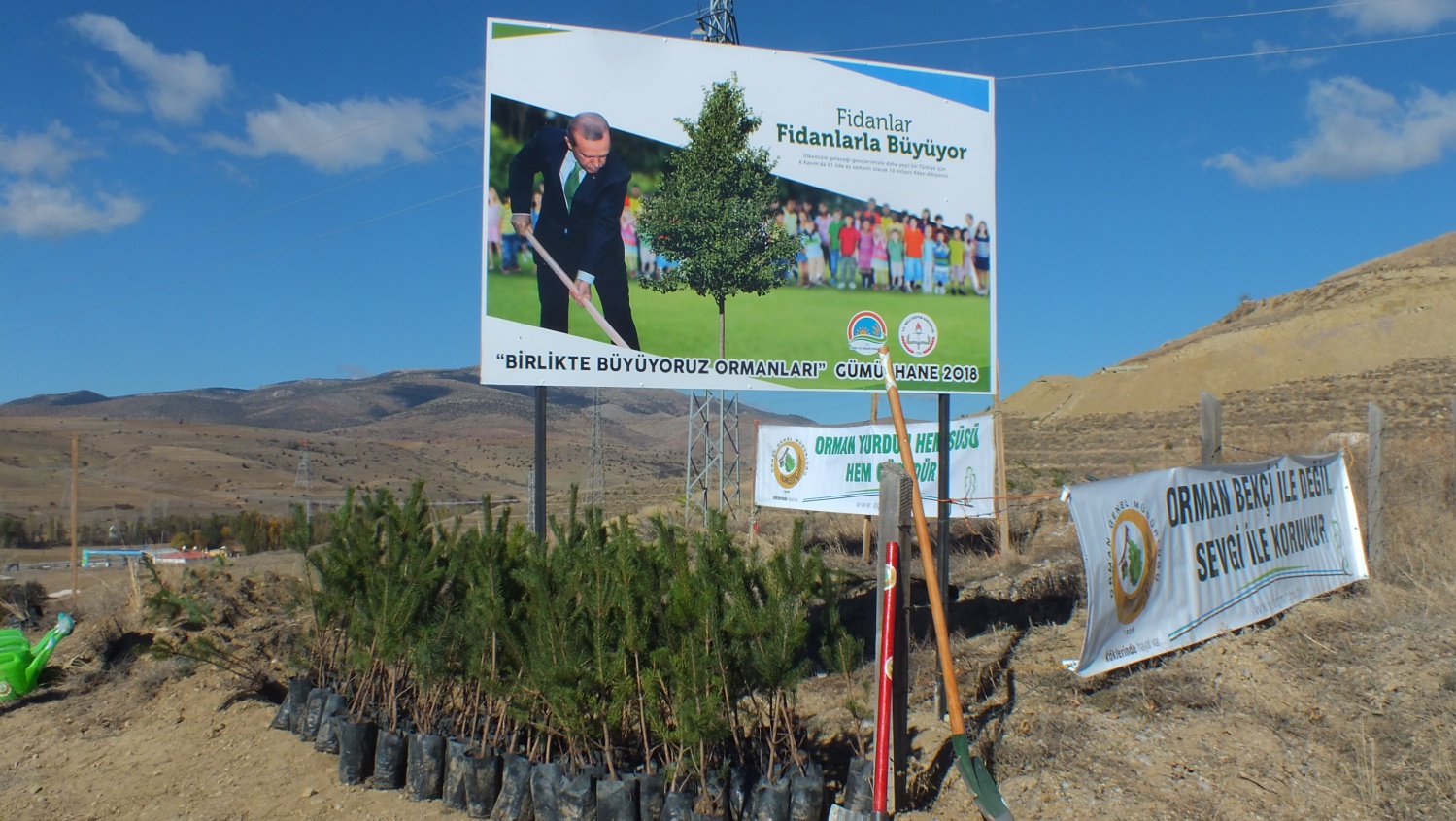 Kelkit’te 19 bin 550 öğrenci adına fidan dikildi 3