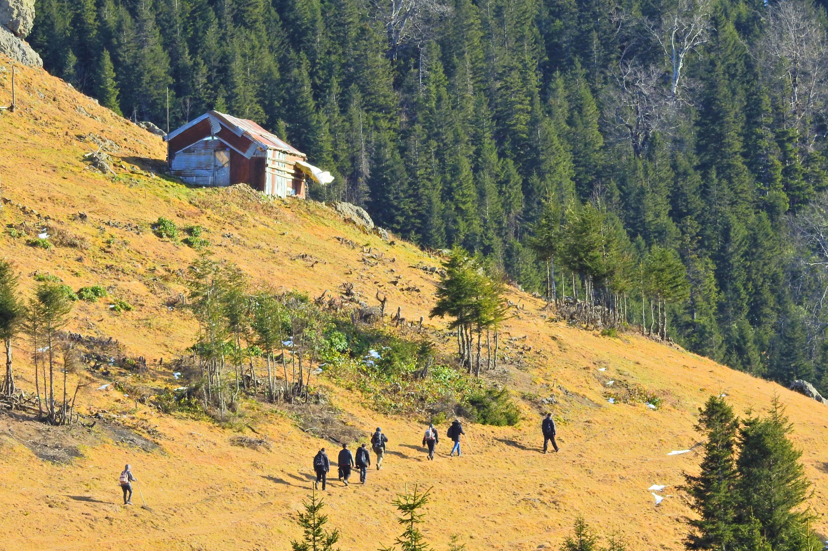 2 bin metreden denizi gördüler 11