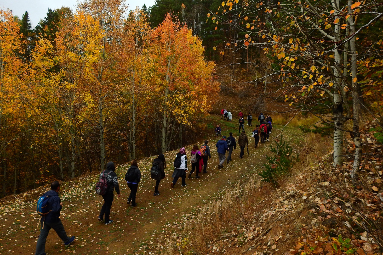 Gümüşhaneli dağcılar sonbaharın tadını çıkarmaya devam ediyor 16