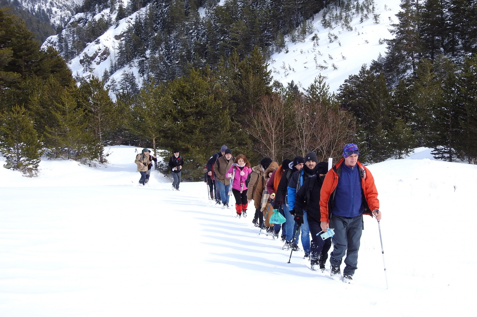 Gümüşhaneli dağcılar kadınlar için yürüdü 24