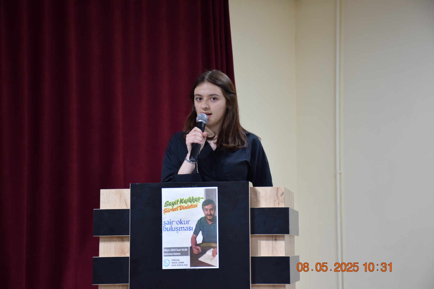 Gümüşhaneli Şair Sayit Karakaş, Mareşal Çakmak Sosyal Bilimler Lisesi’nde Öğrencilerle Buluştu 1