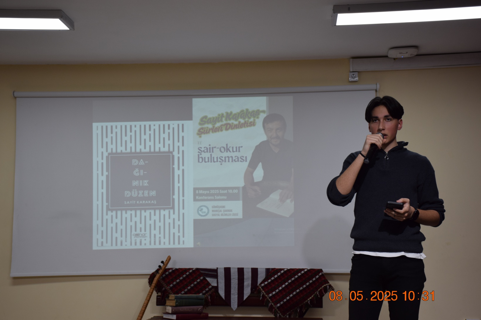 Gümüşhaneli Şair Sayit Karakaş, Mareşal Çakmak Sosyal Bilimler Lisesi’nde Öğrencilerle Buluştu 16