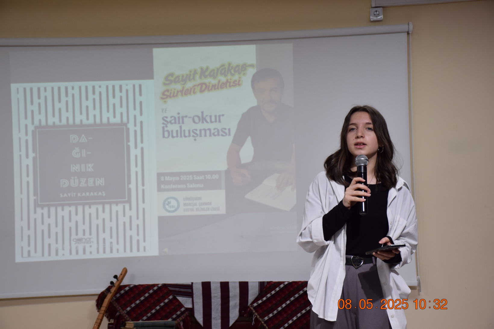 Gümüşhaneli Şair Sayit Karakaş, Mareşal Çakmak Sosyal Bilimler Lisesi’nde Öğrencilerle Buluştu 17