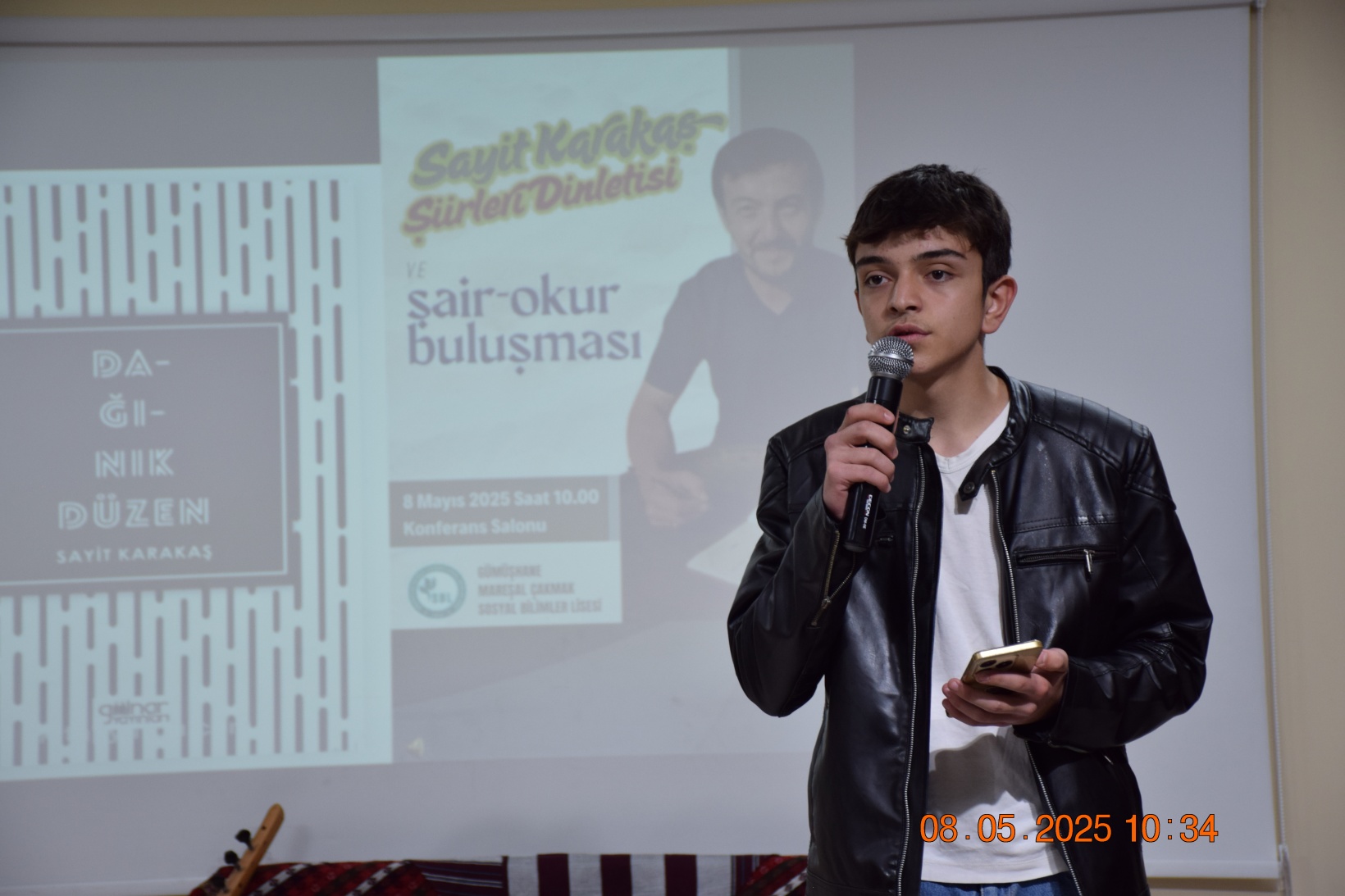 Gümüşhaneli Şair Sayit Karakaş, Mareşal Çakmak Sosyal Bilimler Lisesi’nde Öğrencilerle Buluştu 8