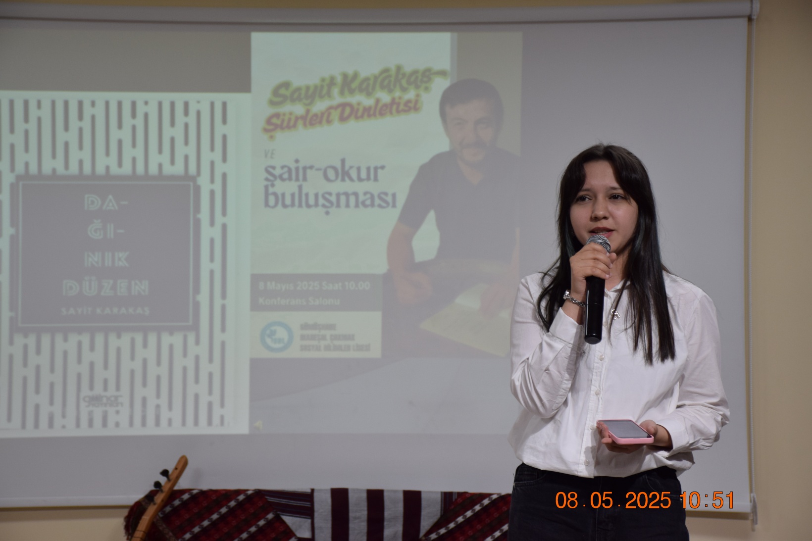 Gümüşhaneli Şair Sayit Karakaş, Mareşal Çakmak Sosyal Bilimler Lisesi’nde Öğrencilerle Buluştu 11