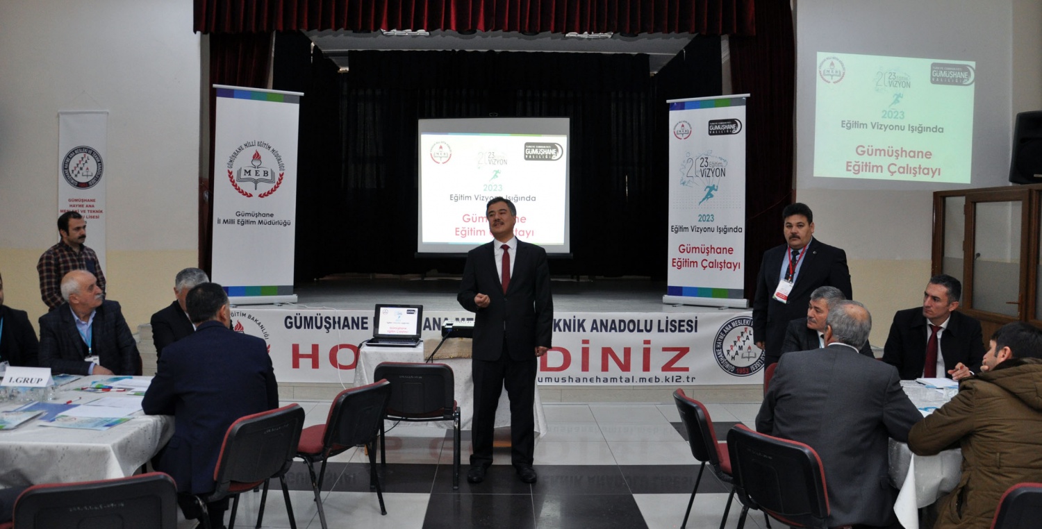 Gümüşhane’de ‘2023 Eğitim Vizyonu Çalıştayı’ düzenlendi 13