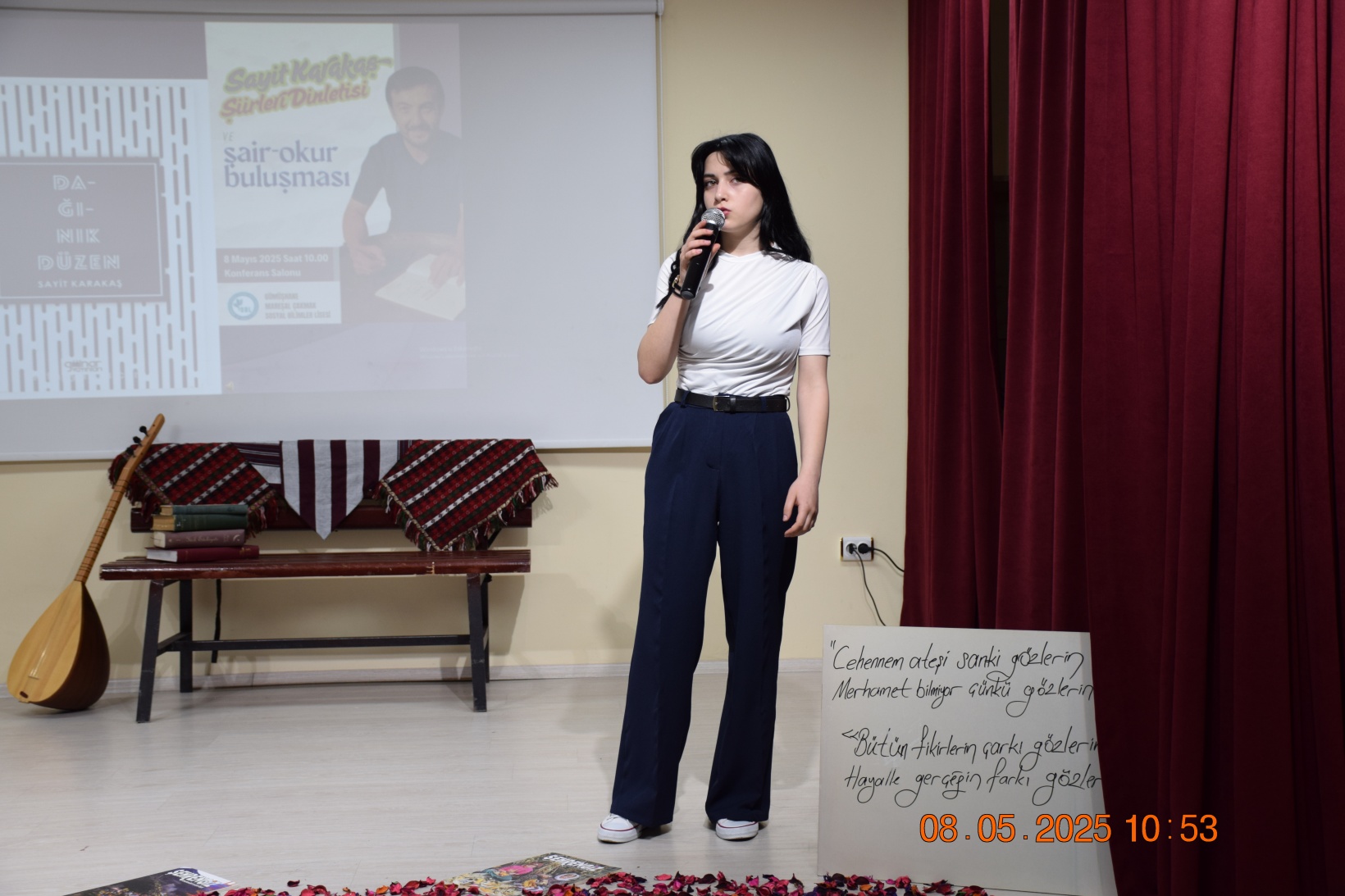 Gümüşhaneli Şair Sayit Karakaş, Mareşal Çakmak Sosyal Bilimler Lisesi’nde Öğrencilerle Buluştu 12