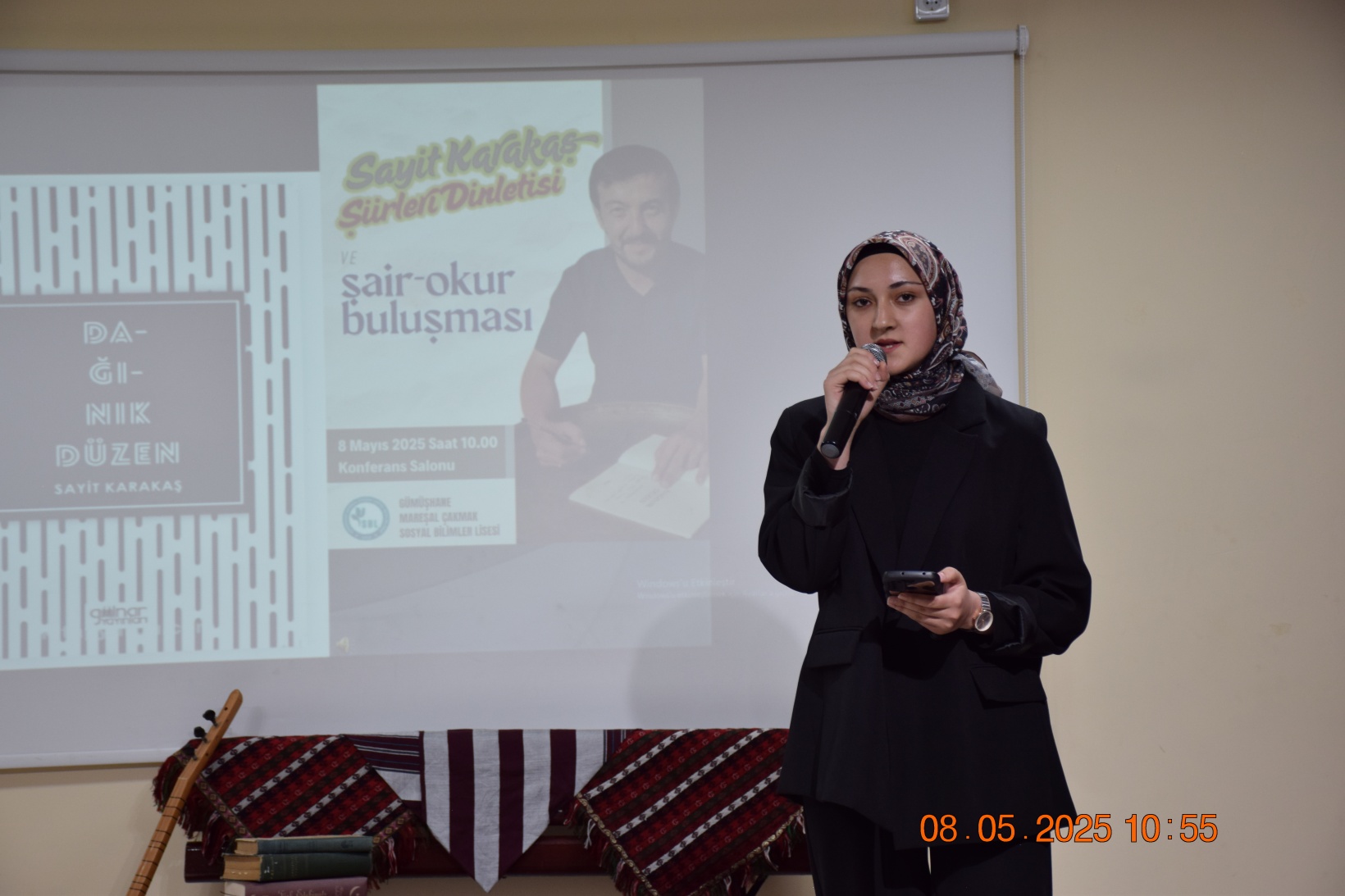 Gümüşhaneli Şair Sayit Karakaş, Mareşal Çakmak Sosyal Bilimler Lisesi’nde Öğrencilerle Buluştu 4