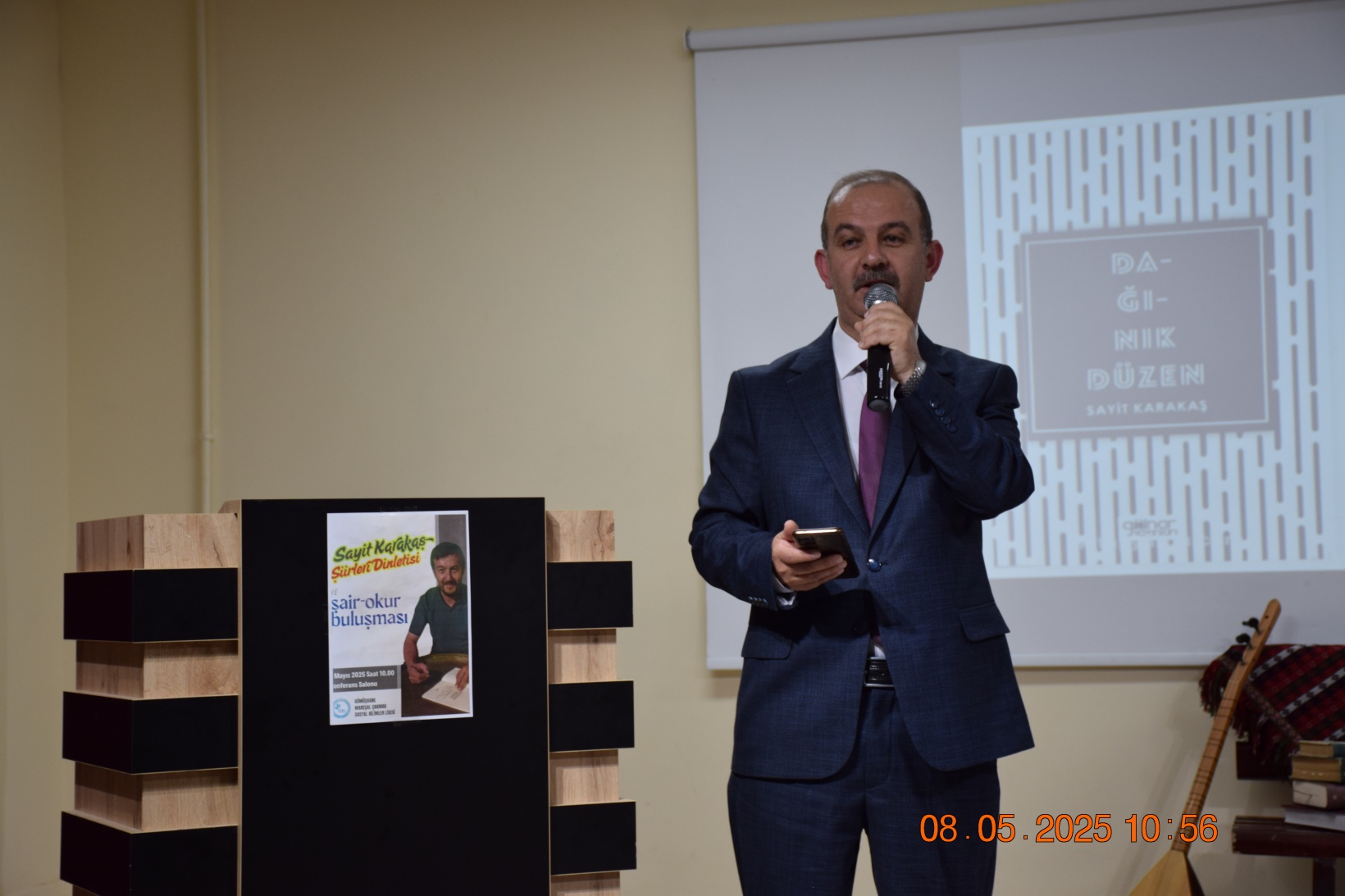 Gümüşhaneli Şair Sayit Karakaş, Mareşal Çakmak Sosyal Bilimler Lisesi’nde Öğrencilerle Buluştu 3