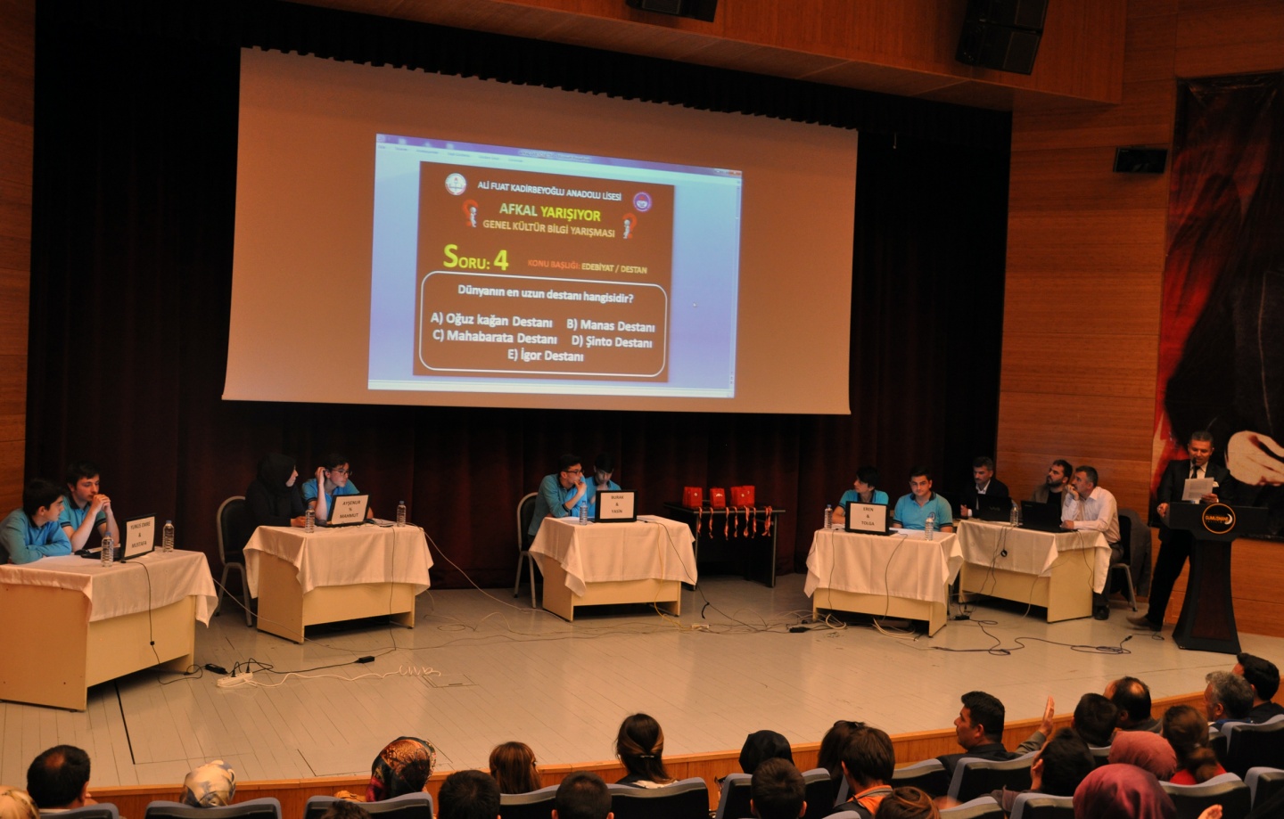 Gümüşhane’de TV formatındaki ilk bilgi yarışması 12