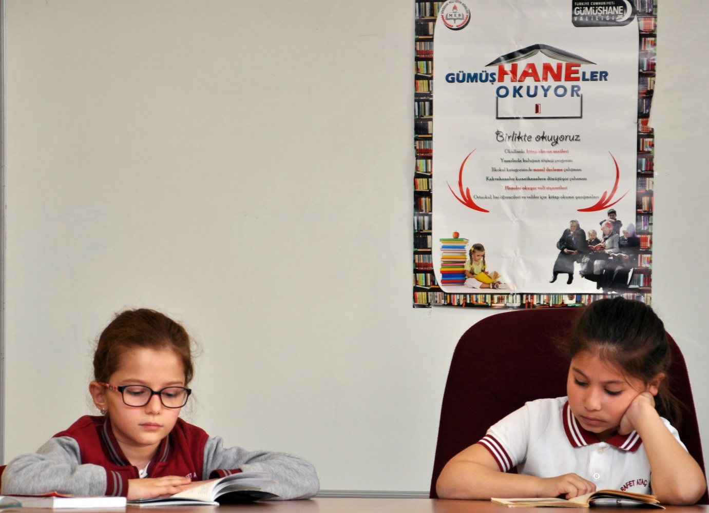 Minikler kitap okudu 3