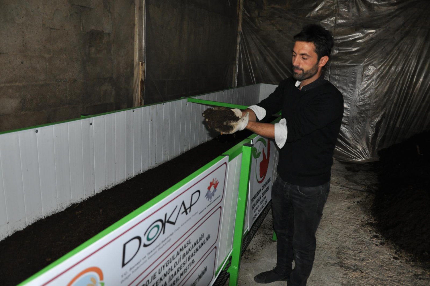 Gümüşhane’de solucan gübresi üretimi başladı 10