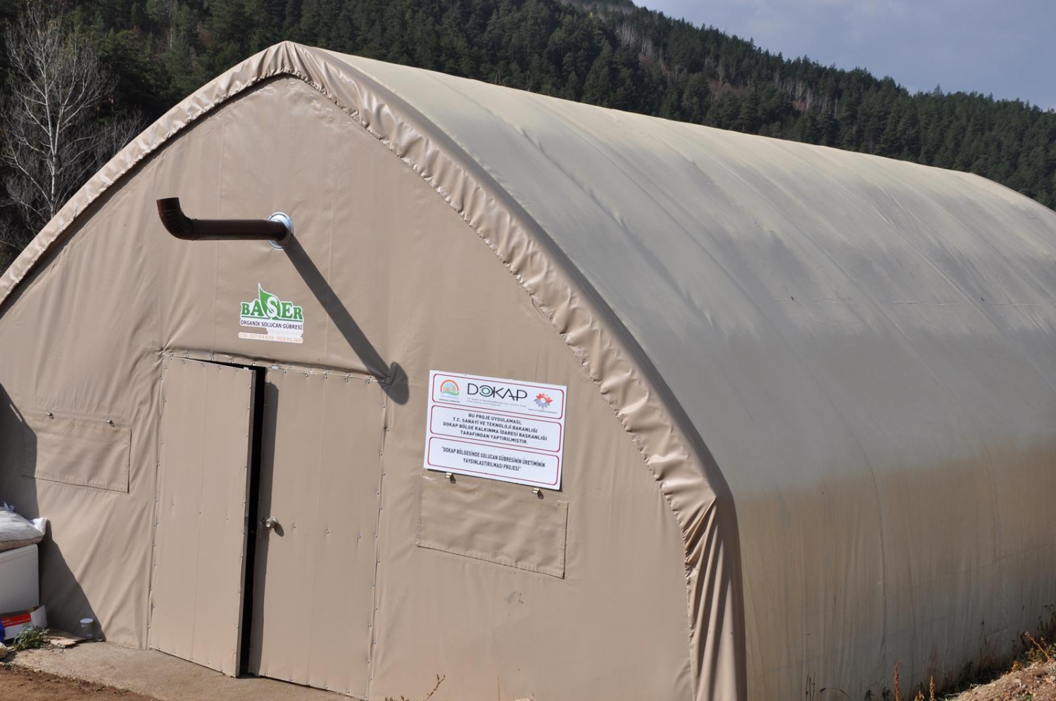 Gümüşhane’de solucan gübresi üretimi başladı 11