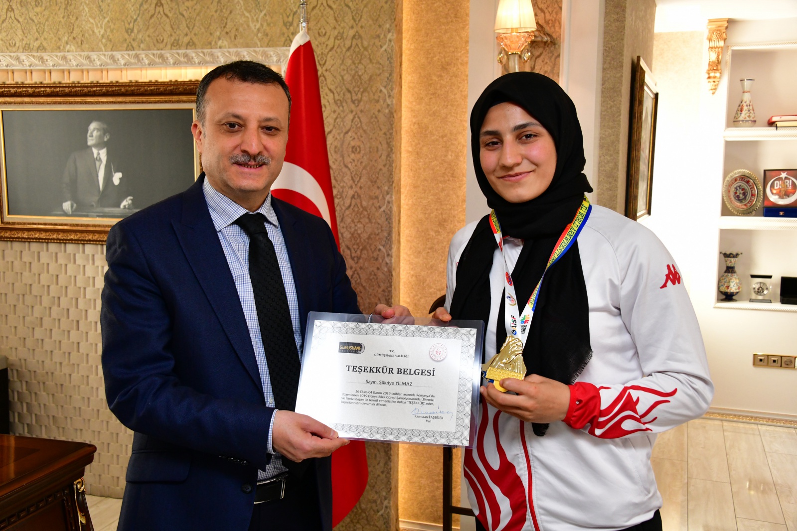 Vali Taşbilek’ten dünya şampiyonlarına altın 10