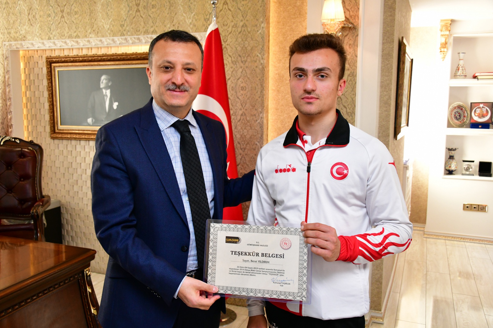 Vali Taşbilek’ten dünya şampiyonlarına altın 7