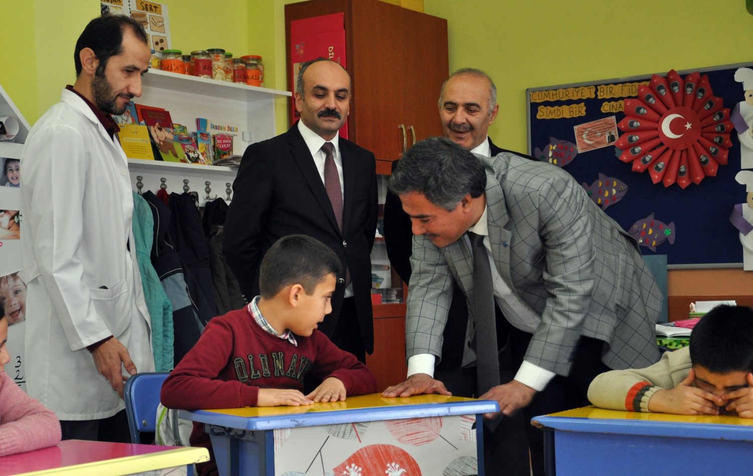 Doğan özel öğrencileri ziyaret etti 10