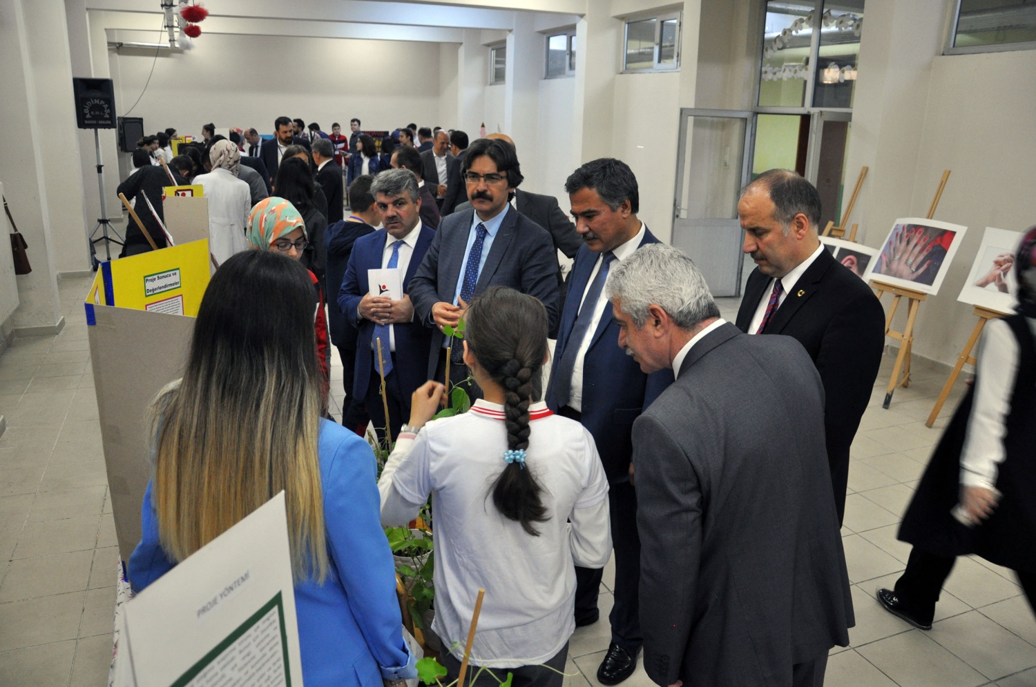 Gazipaşa Ortaokulu bilim fuarı ve resim-teknoloji-tasarım sergisi açıldı 13