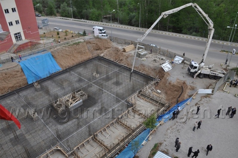 Koza'nın 400 Kişilik Yurdunun Temeli Atıldı 1