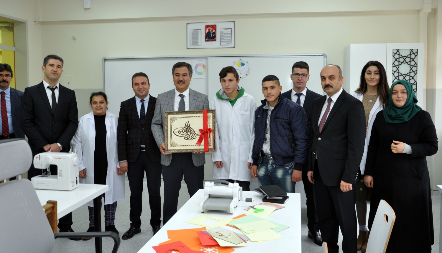 Doğan özel öğrencileri ziyaret etti 7