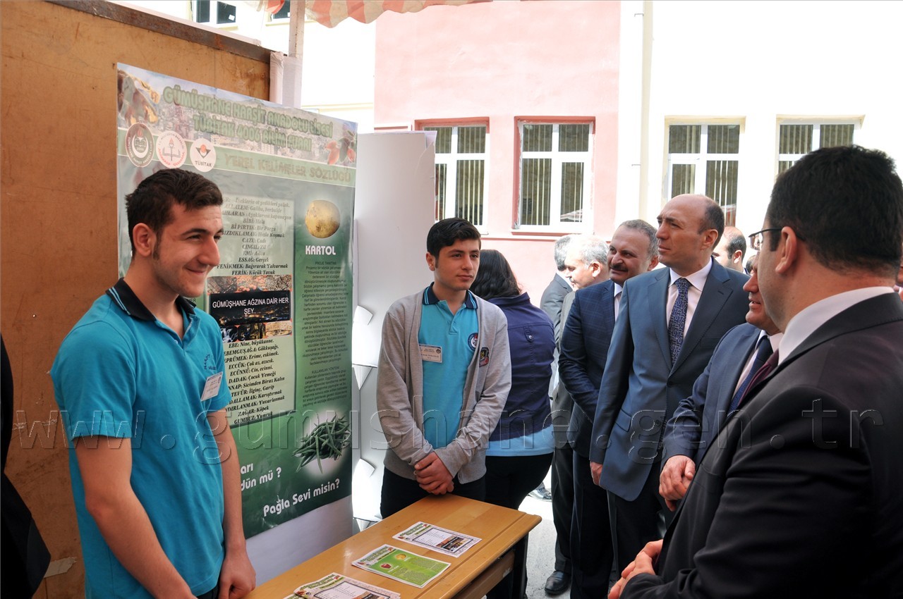 Harşit Anadolu Lisesi TÜBİTAK Bilim Fuarı Sergisi Açtı 3