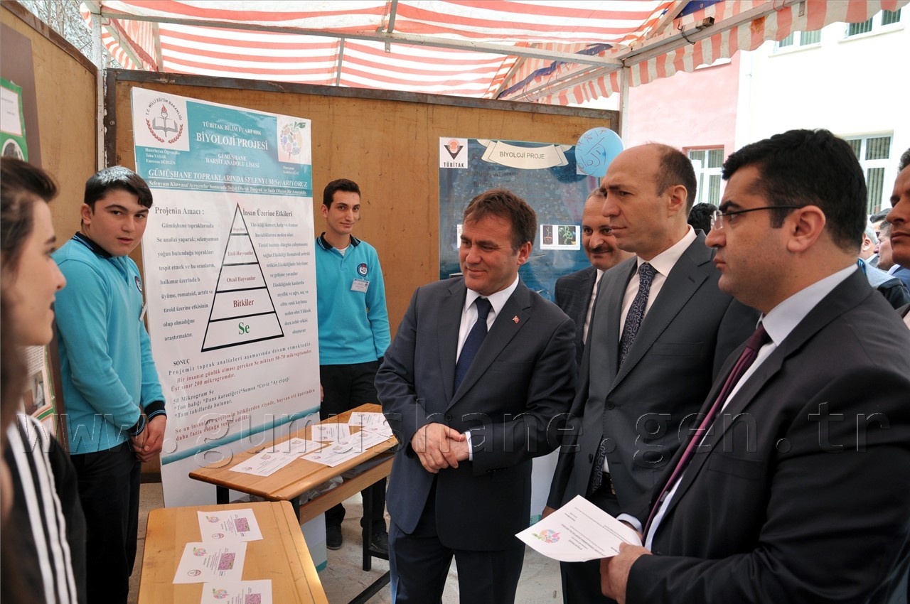 Harşit Anadolu Lisesi TÜBİTAK Bilim Fuarı Sergisi Açtı 7