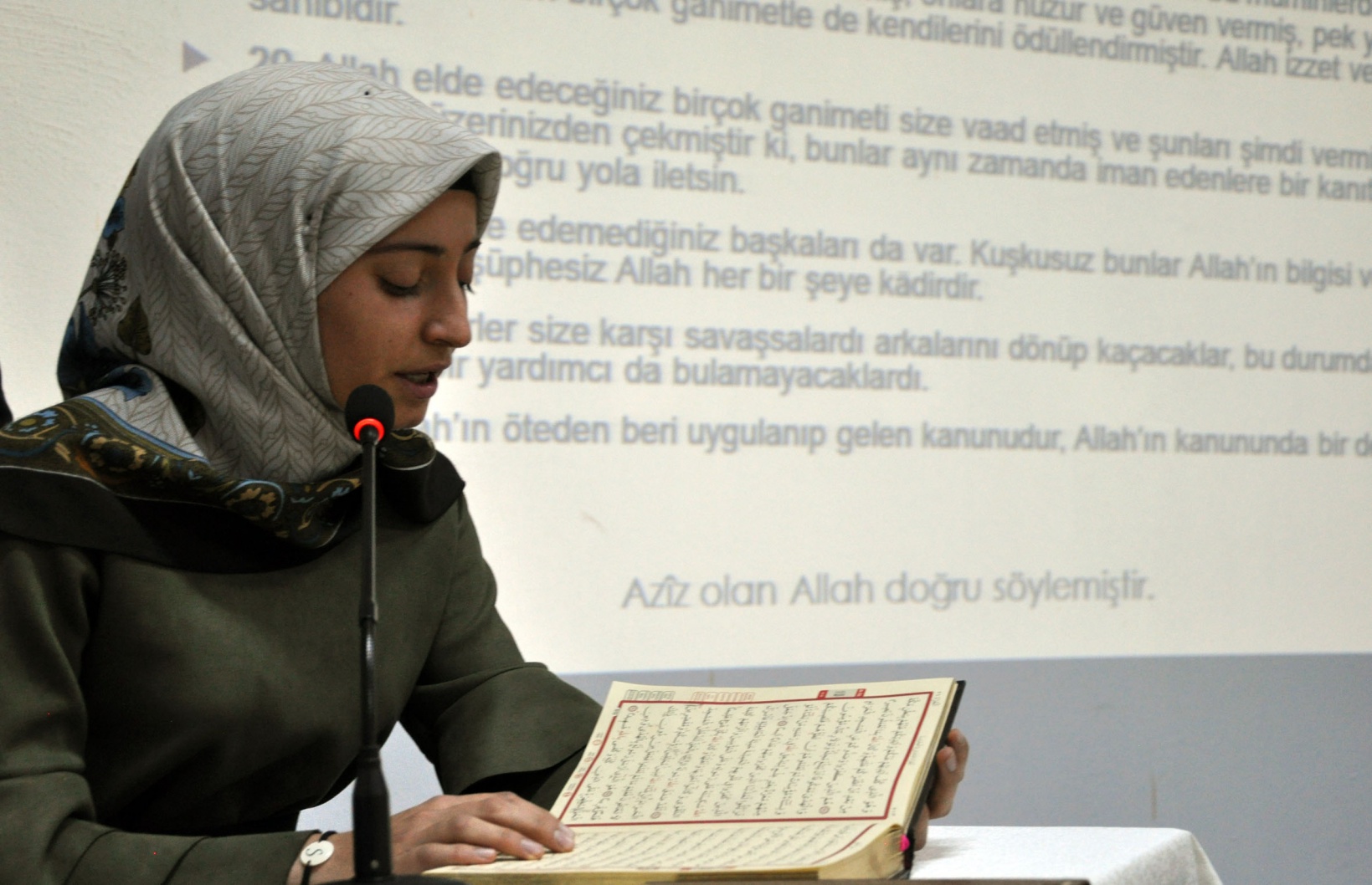 Kız Öğrenciler Arası Kur’an’ı Kerim Okuma Yarışması İl Finali Yapıldı 9