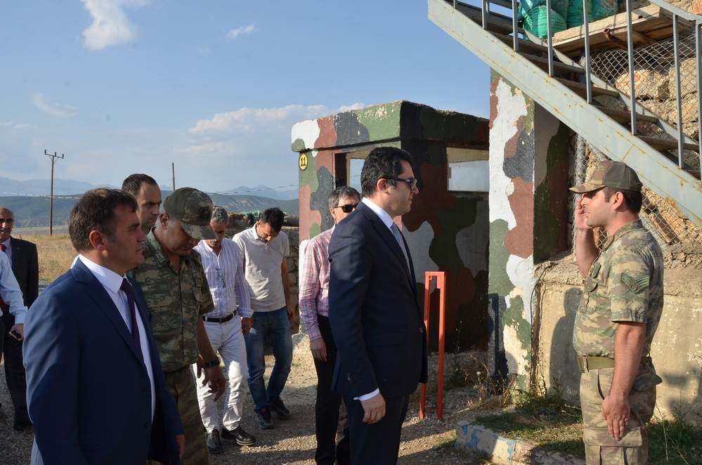 Vali Memiş Şiran köyleri ve Tomara Şelalesinde incelemelerde bulundu 8
