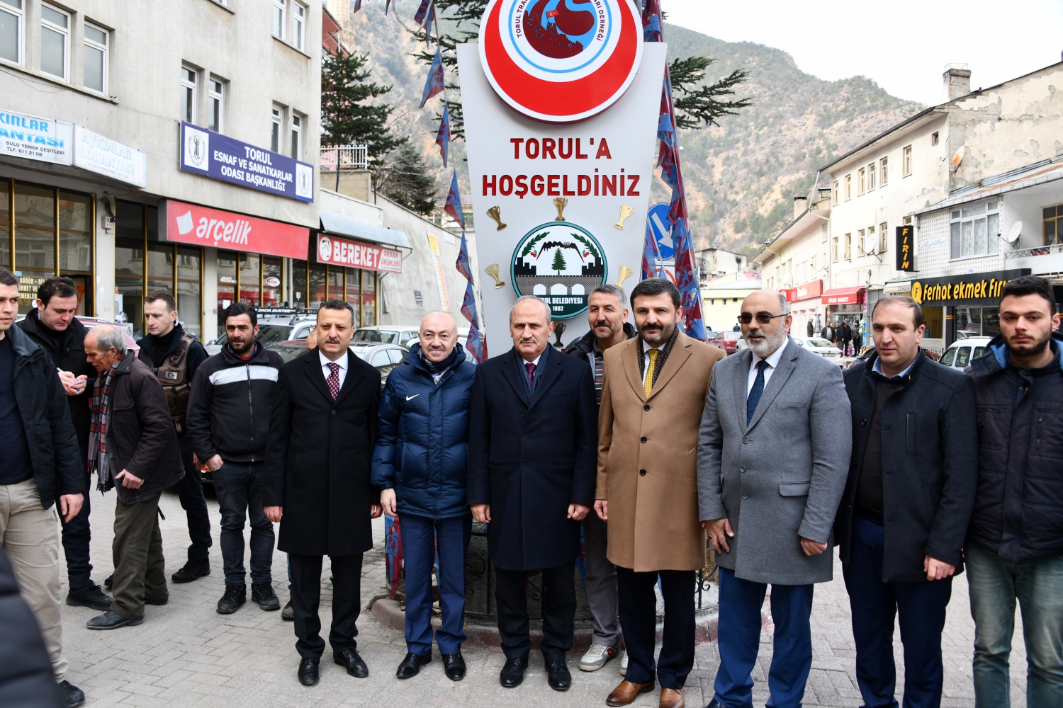 Ulaştırma ve Altyapı Bakanı Mehmet Cahit Turhan Gümüşhane’de 73