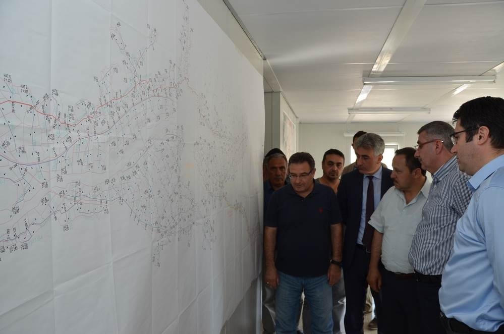 Vali ve Vekil Kelkit’te sulama barajı inşaatlarını inceledi 5