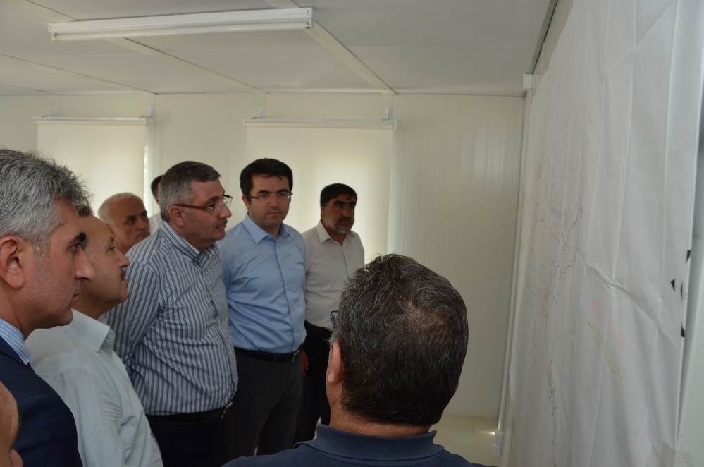 Vali ve Vekil Kelkit’te sulama barajı inşaatlarını inceledi 7