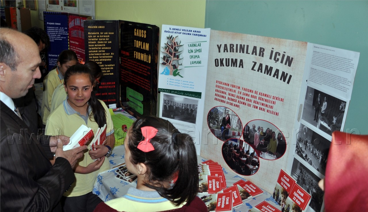 Atatürk Ortaokulunda TUBİTAK Bilim Fuarı Açıldı 5