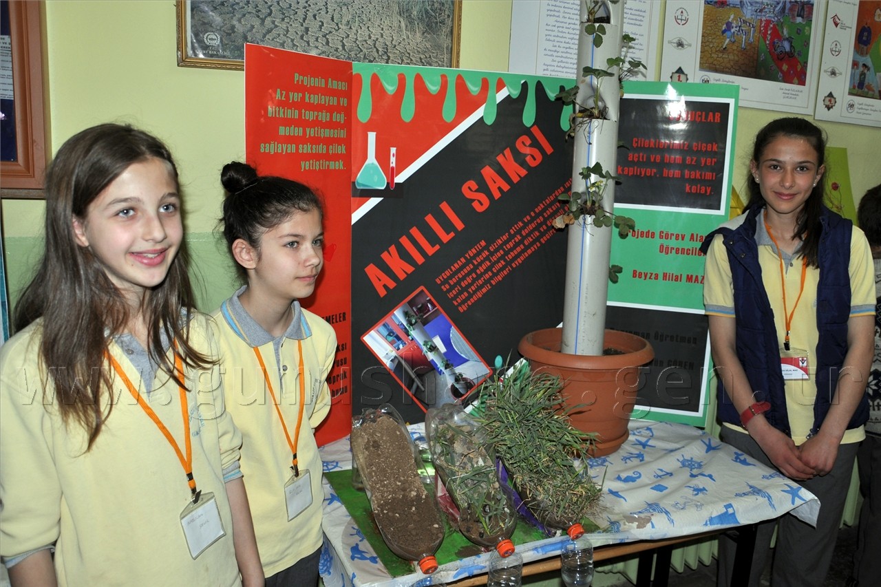 Atatürk Ortaokulunda TUBİTAK Bilim Fuarı Açıldı 6