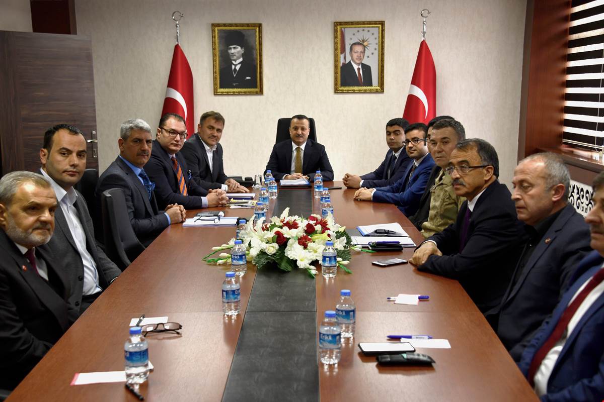 Gümüşhane’de seçim güvenliği toplantısı yapıldı 2