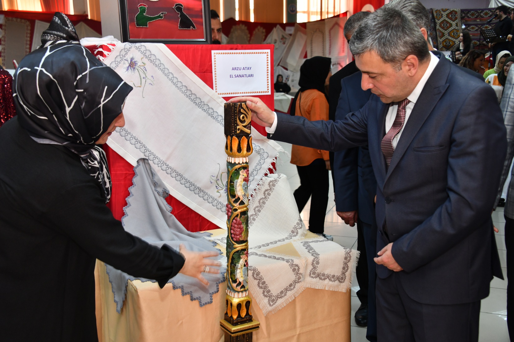 Halk Eğitimi Merkezinde bir yıllık emekler görücüye çıktı 34