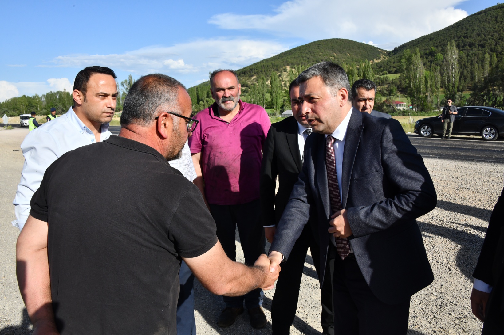 Vali Tanrısever Şiran ilçesinde incelemelerde bulundu 50