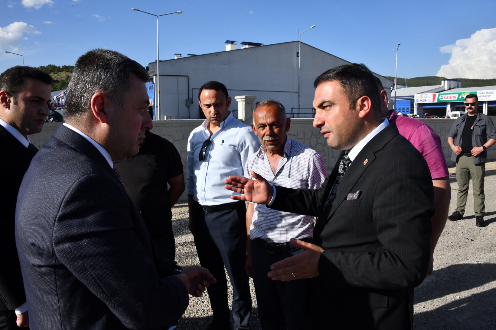 Vali Tanrısever Şiran ilçesinde incelemelerde bulundu 33