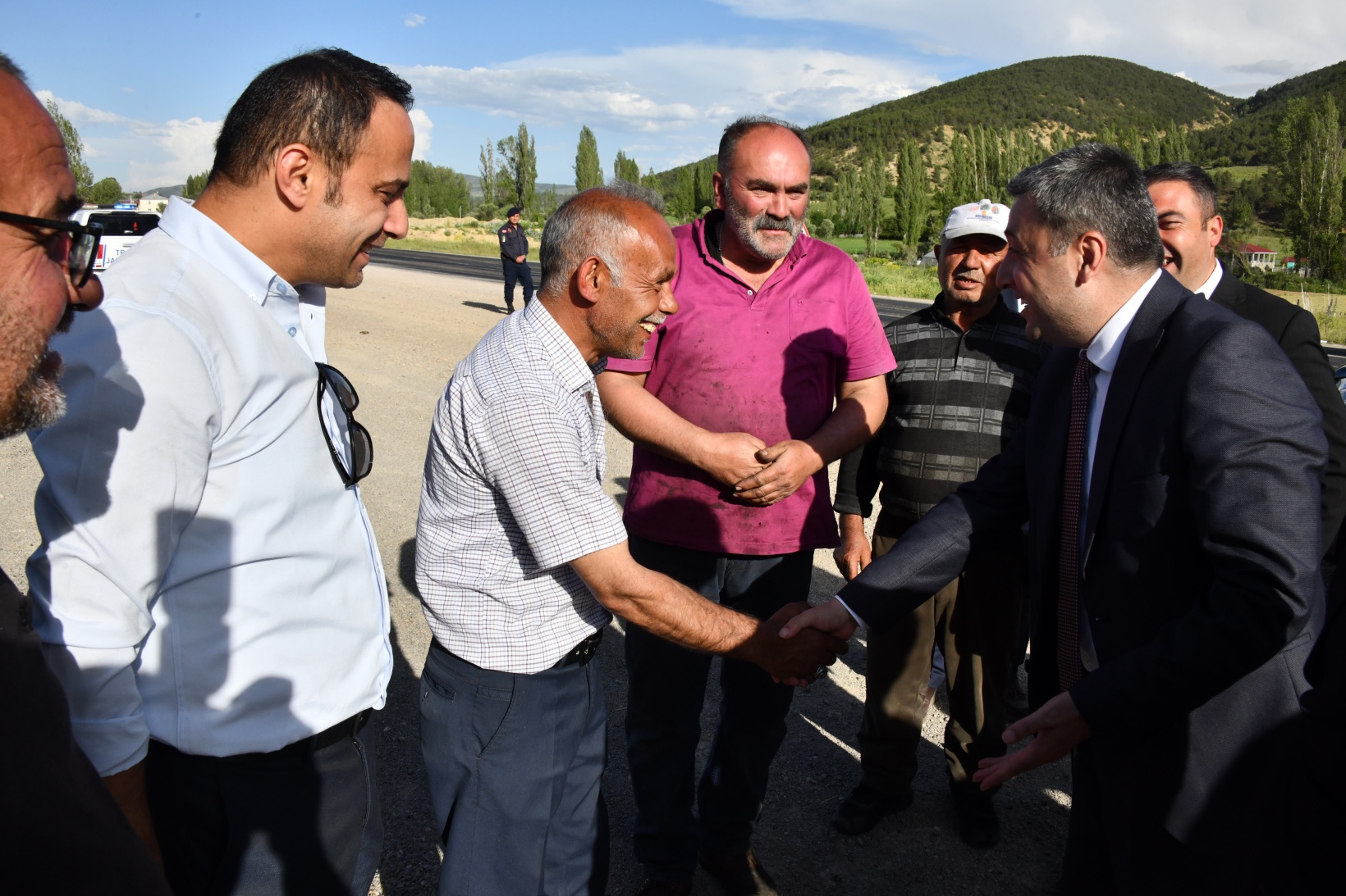 Vali Tanrısever Şiran ilçesinde incelemelerde bulundu 45