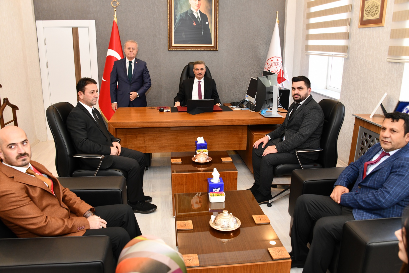 Vali Baruş, Milli Eğitim ve Sağlık Müdürlüğünden brifing aldı 12