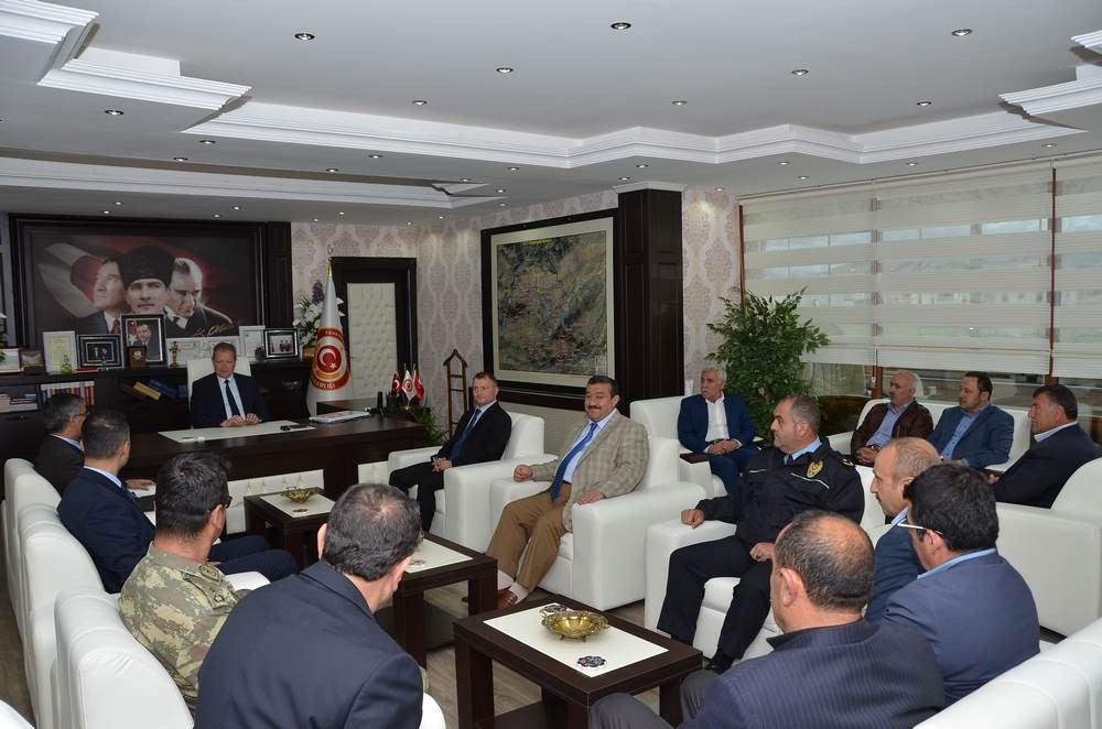 Vali Yavuz’un veda ziyaretleri devam ediyor 20