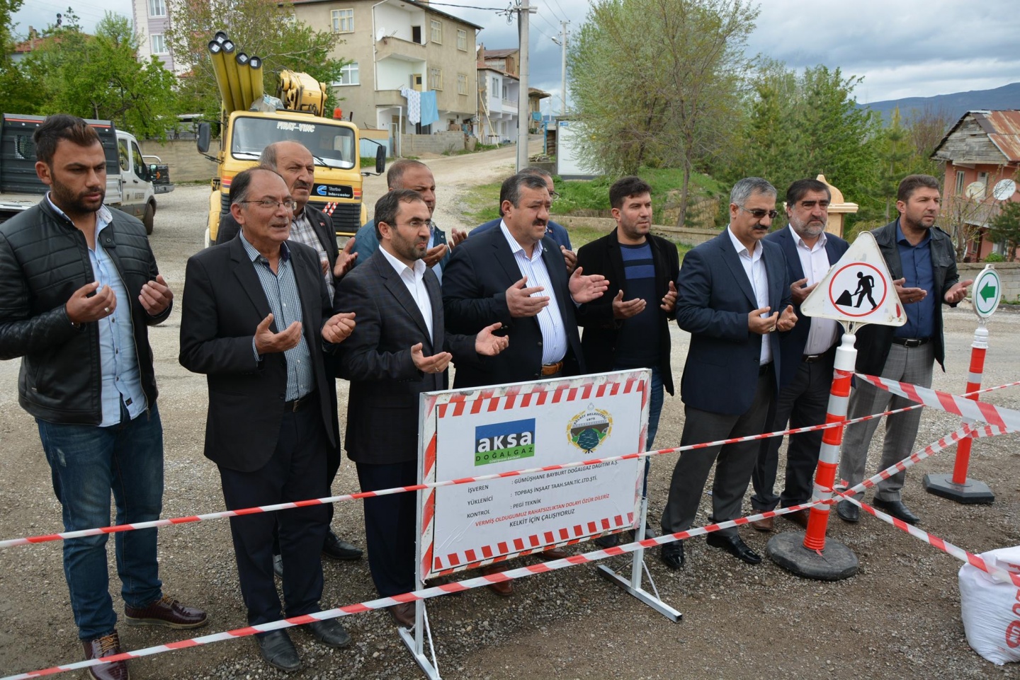 Kelkit’te doğalgaz şebeke çalışmaları başladı 1