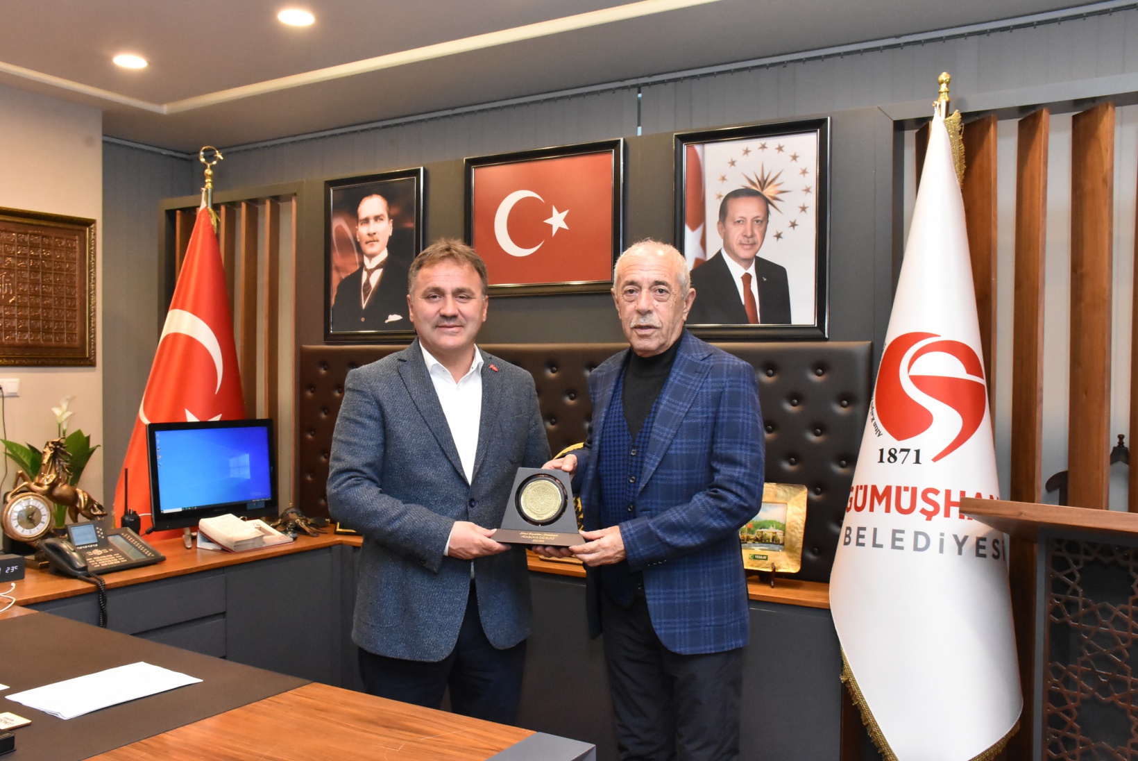 Çelikhan’dan Başkan Çimen’e teşekkür ziyareti 1