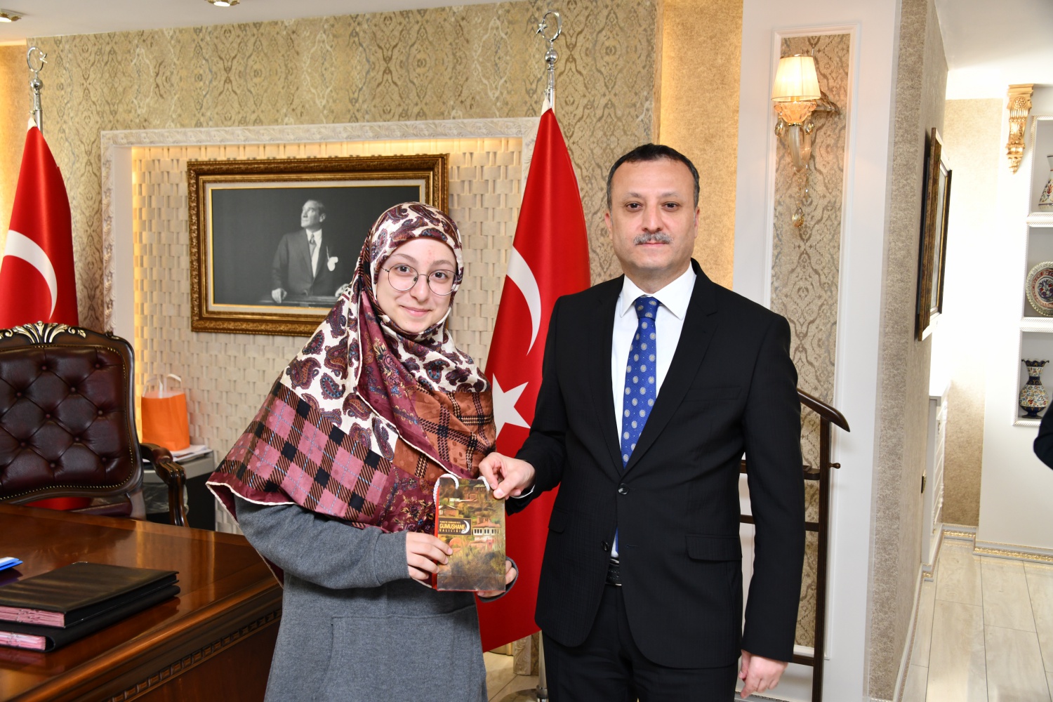 Vali Taşbilek, TEKNOFEST birincilerini kabul etti 1