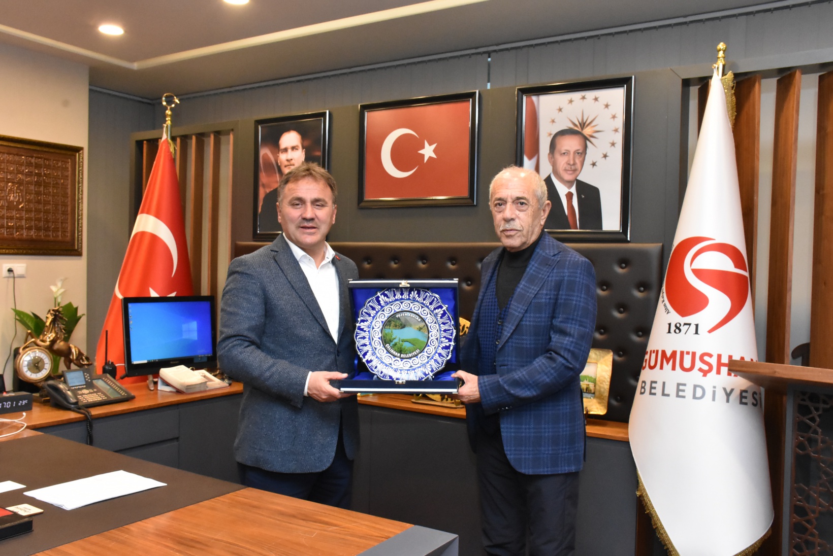 Çelikhan’dan Başkan Çimen’e teşekkür ziyareti 4