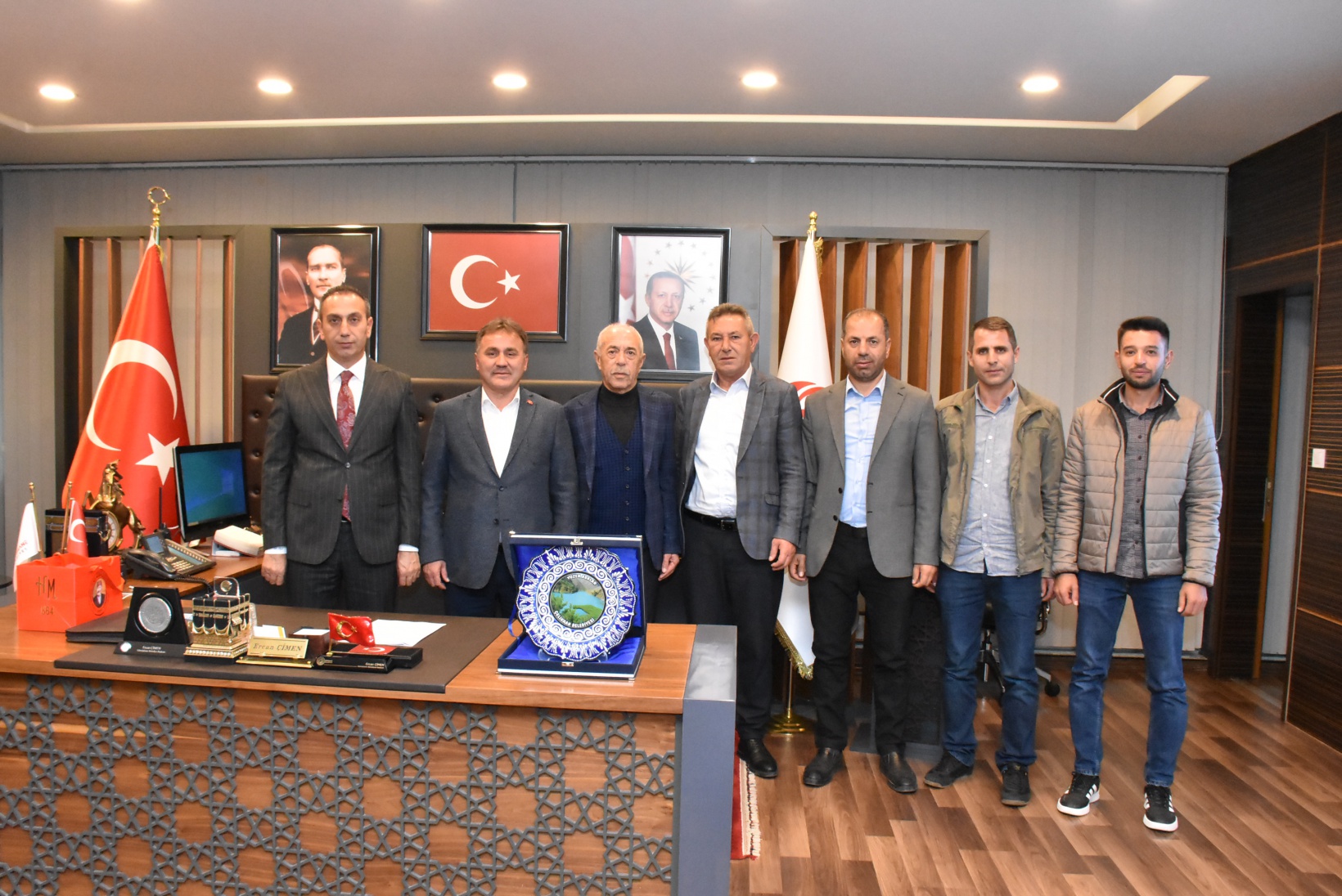 Çelikhan’dan Başkan Çimen’e teşekkür ziyareti 5