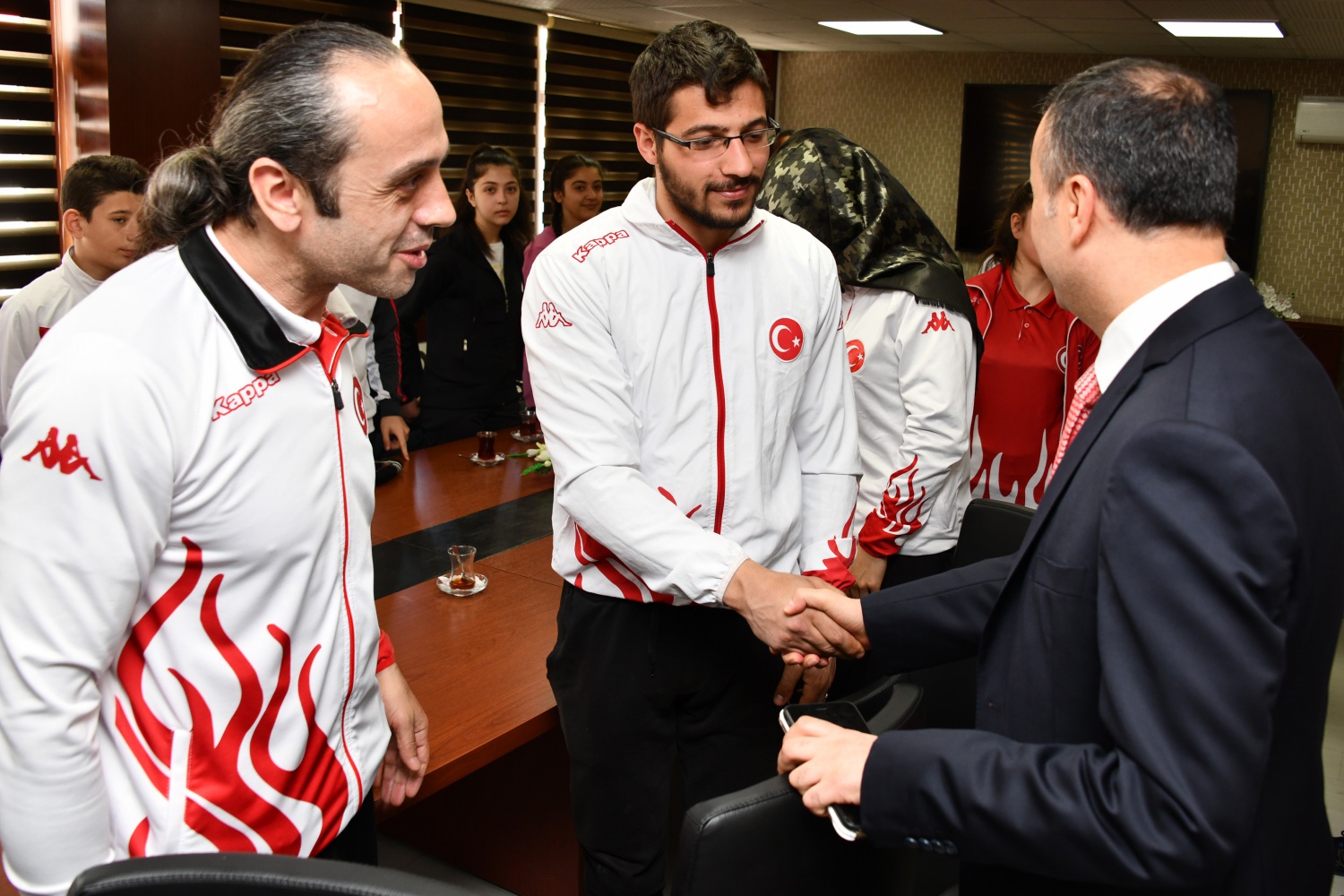 Şampiyon sporculardan Vali Taşbilek’e ziyaret 3