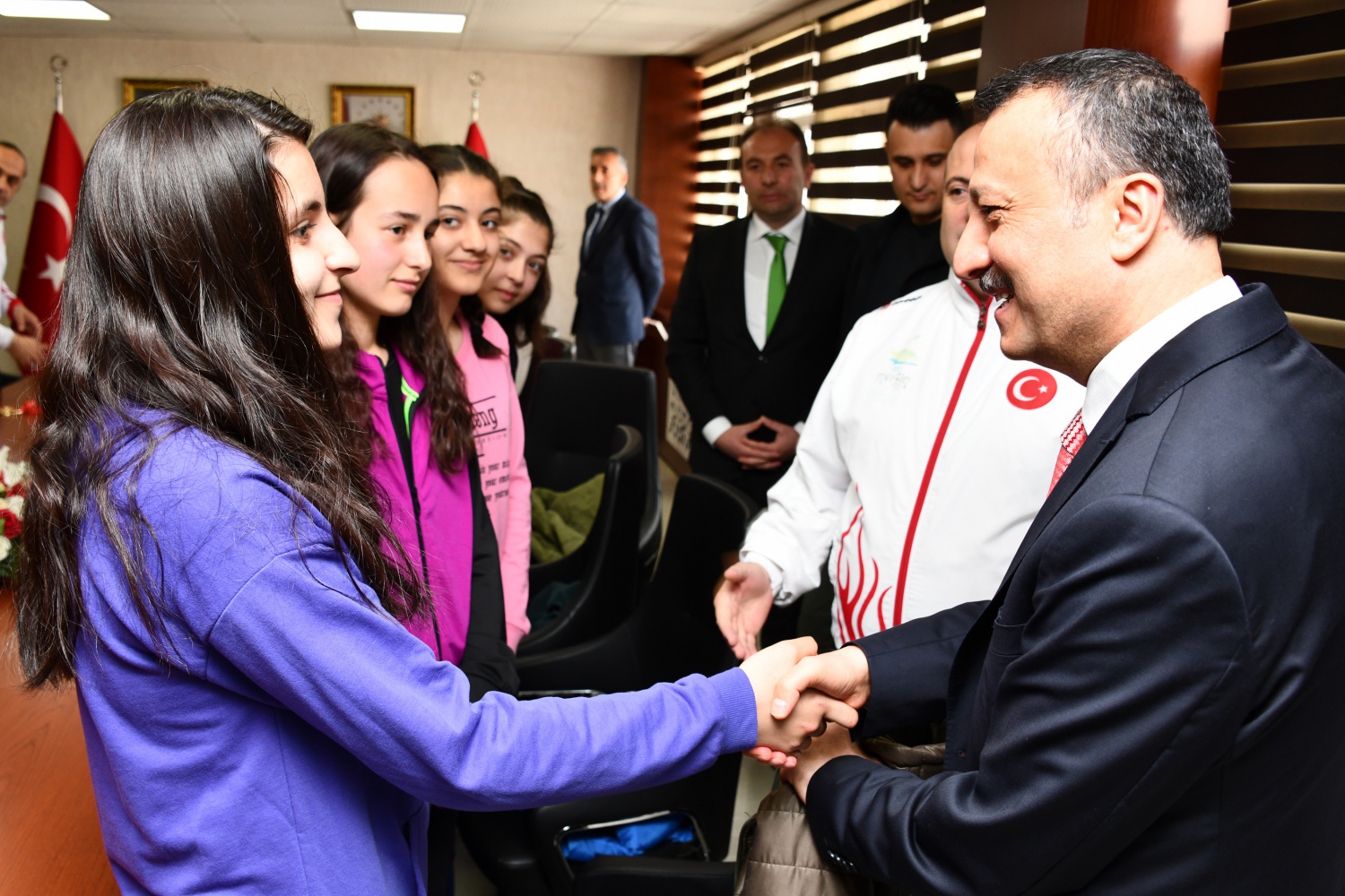 Şampiyon sporculardan Vali Taşbilek’e ziyaret 15