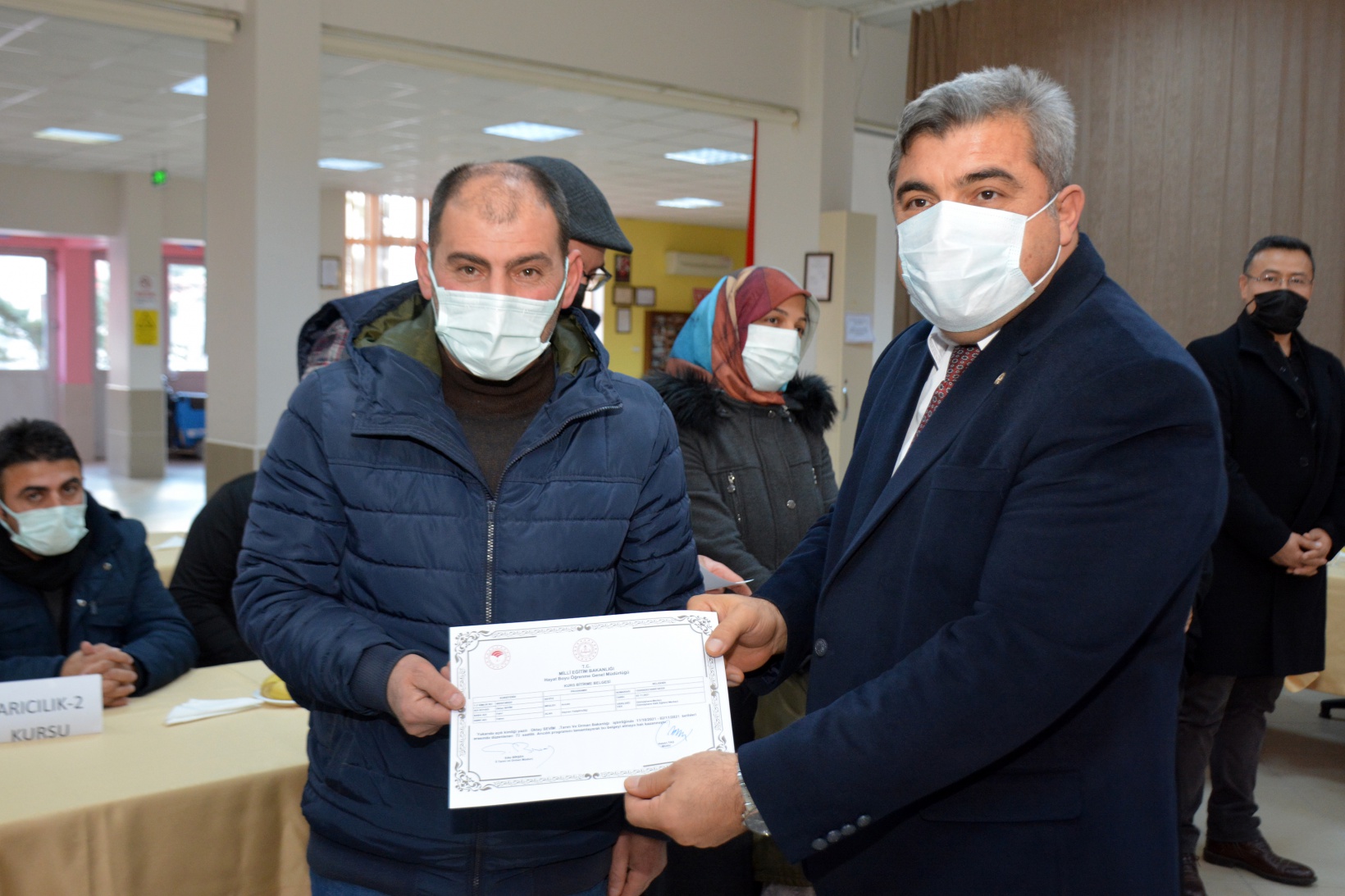 Gümüşhane’de 93 kursiyere sertifikaları verildi  4