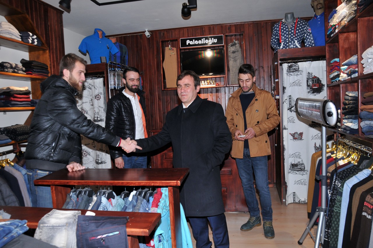 Başkan Çimen’den esnaf ziyareti 1