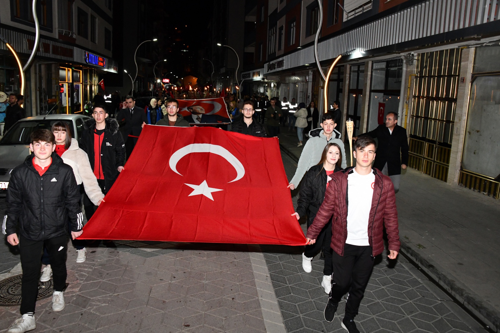 Gümüşhane’de 29 Ekim coşkusu fener alayı ve kabul töreniyle taçlandı 49