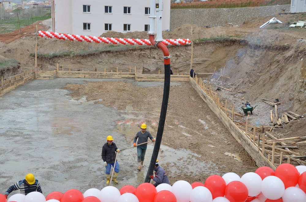 Köse İrfan Can Meslek Yüksek Okulu öğrenci yurdunun temeli atıldı 10